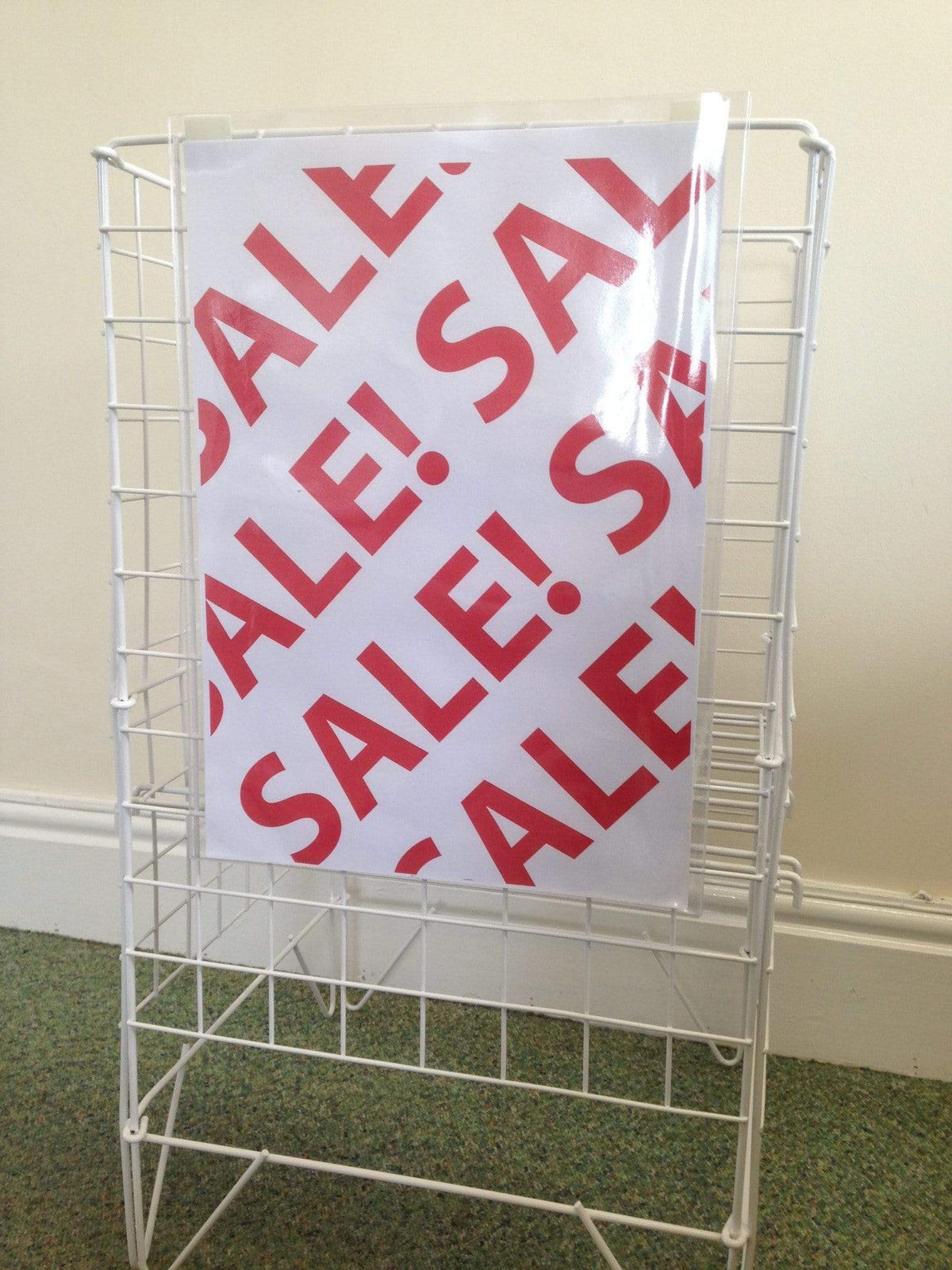 Clip On Sign For Dump Bin (A3/A4), A4 Size, Filstorage