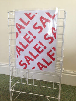 Clip On Sign For Dump Bin (A3/A4), A4 Size, Filstorage