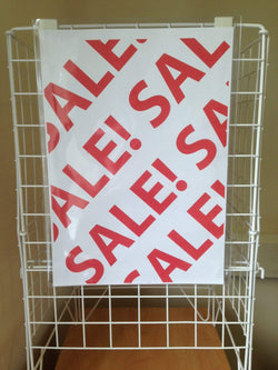 Clip On Sign For Dump Bin (A3/A4), A4 Size, Filstorage