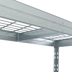 Galvanised Shelving Unit (300kg per level) 1800mm H, 900mm, Filstorage
