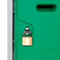 LK1 Plastic Locker 450mm H, 450mm High / Blue / Key Operated Lock, Filstorage