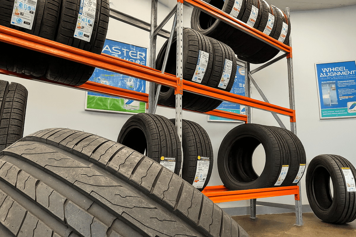 Longspan Tyre Racking Shelving System Starter Bay - Range of Heights, 2m / 1350mm, Filstorage